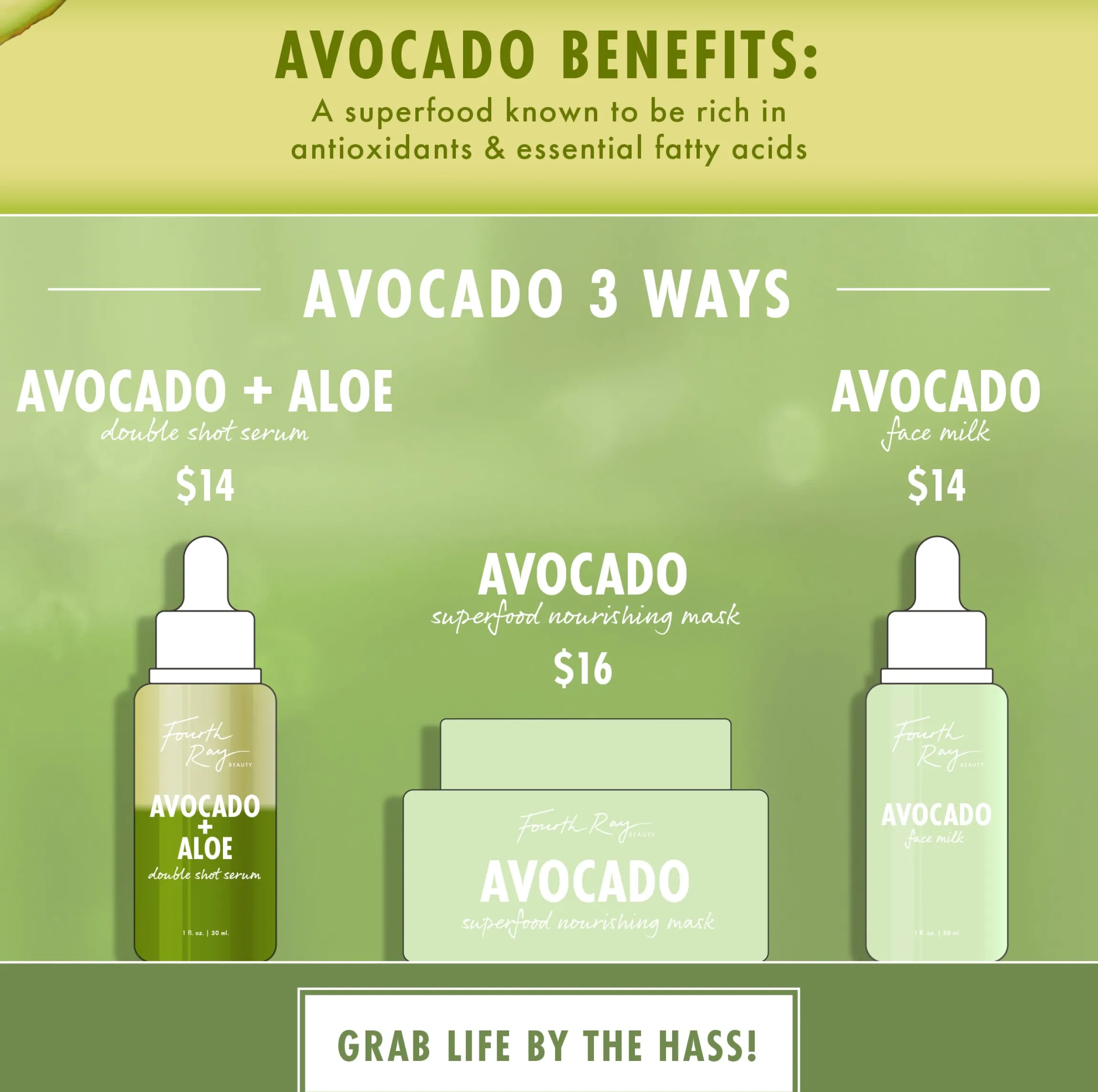 Avocado + Aloe Double Shot