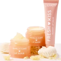 Fresh Kiss Lip Scrub, Mask + Balm Set