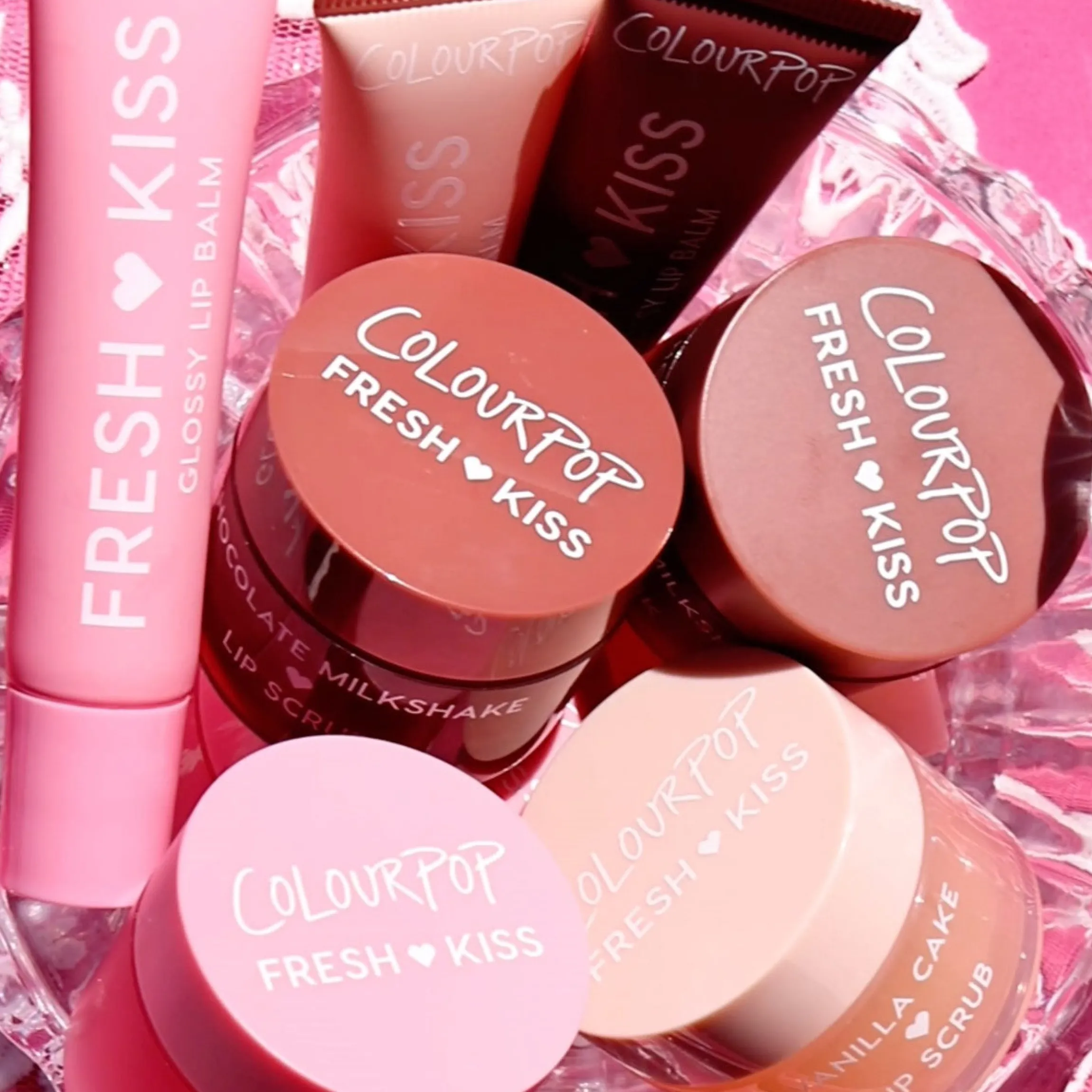 Fresh Kiss Lip Scrub, Mask + Balm Set