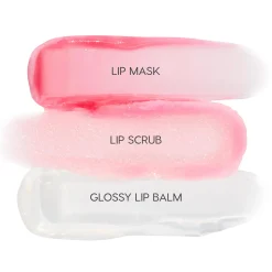 Fresh Kiss Lip Scrub, Mask + Balm Set