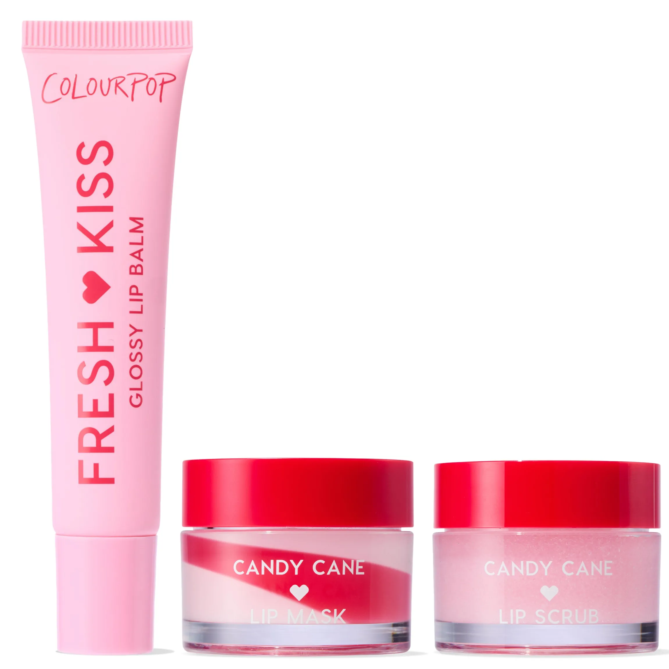 Fresh Kiss Lip Scrub, Mask + Balm Set